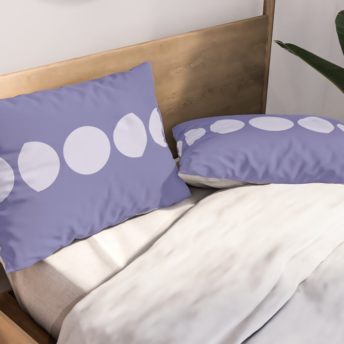 Minimal Moon Phases XII Pillow Sham Gallery Image 2
