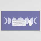 Minimal Moon Phases XII Desk Mat Gallery Image 1