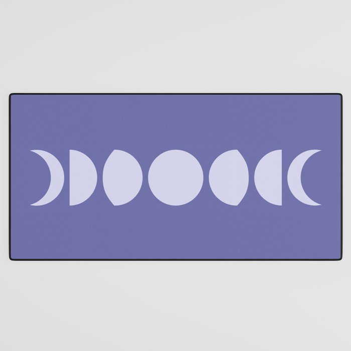 Minimal Moon Phases XII Desk Mat Gallery Image 3