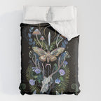 Deer Skull Crystals Garden Comforter Gallery Image 6