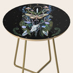 Deer Skull Crystals Garden Side Table Gallery Image 2