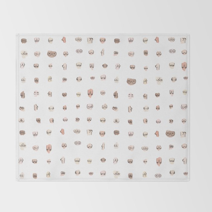 boobs Throw Blanket Gallery Image 2