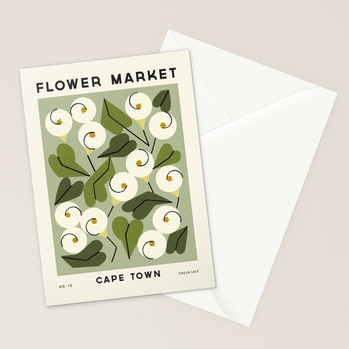 Flower Market No. 12 Stationery Card Gallery Image 2