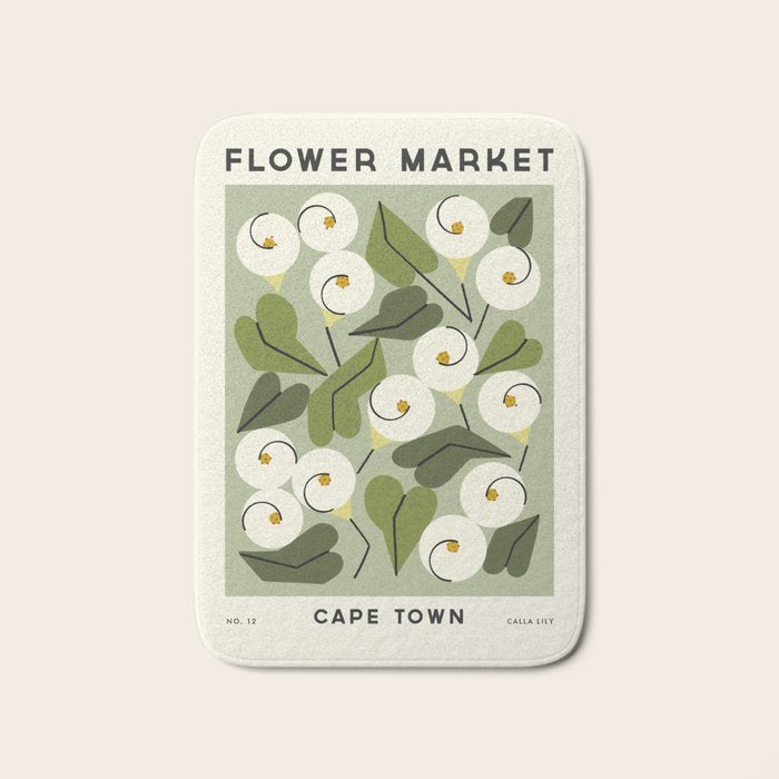 Flower Market No. 12 Bath Mat Gallery Image 1