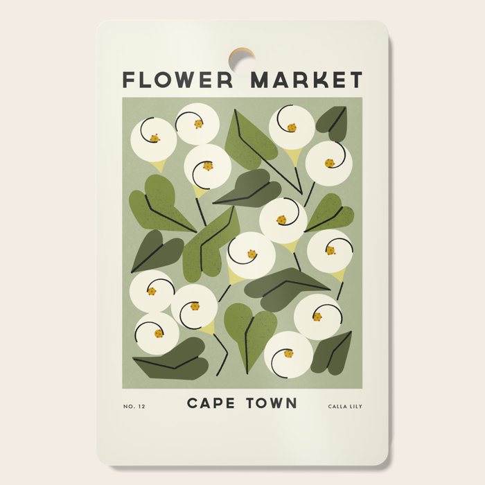 Flower Market No. 12 Cutting Board Gallery Image 1