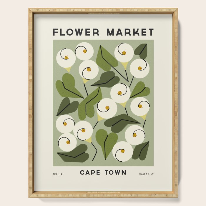 Flower Market No. 12 Serving Tray Gallery Image 1