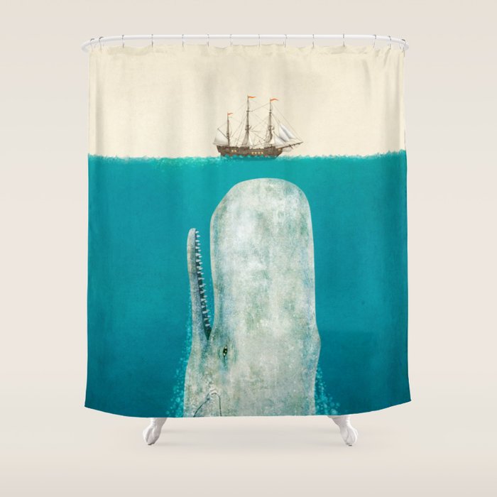 The Whale - option Shower Curtain Gallery Image 1