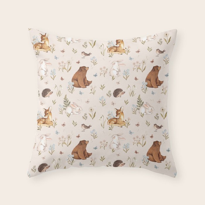 Blooming Meadow Throw Pillow Gallery Image 6