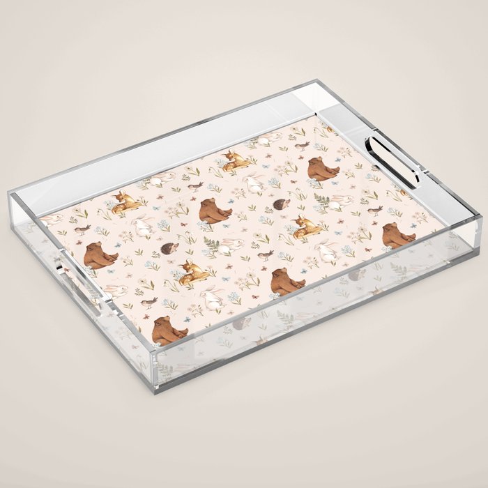 Blooming Meadow Acrylic Tray Gallery Image 1