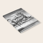 WWII Flying Fortress aviation bomber airplane flight portrait black and white photograph - photography - photographs Notebook Gallery Image 2