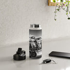 WWII Flying Fortress aviation bomber airplane flight portrait black and white photograph - photography - photographs Water Bottle Gallery Image 4