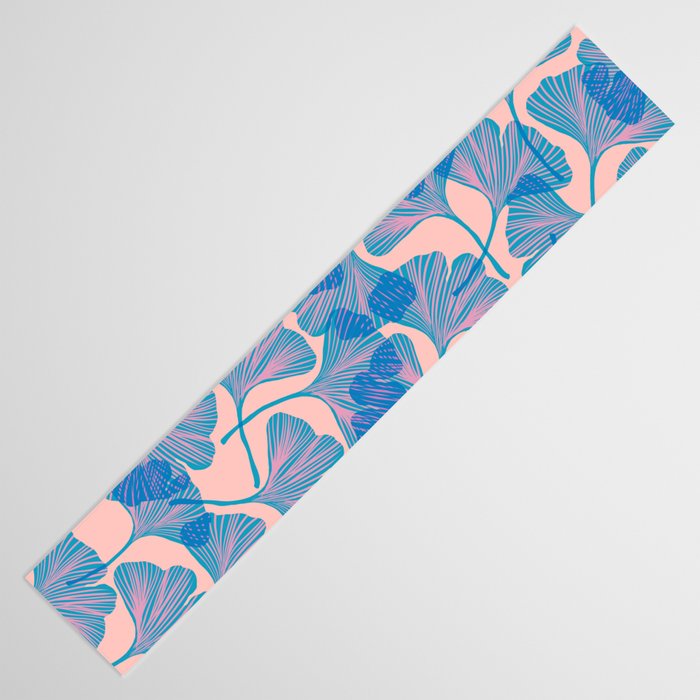 Abstraction_Ginkgo_Pattern_Minimalism_002 Table Runner Gallery Image 3