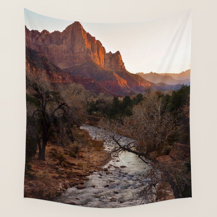 Zion National Park Wall Tapestry Gallery Image 1