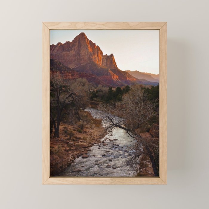 Zion National Park Mini Art Print Gallery Image 1