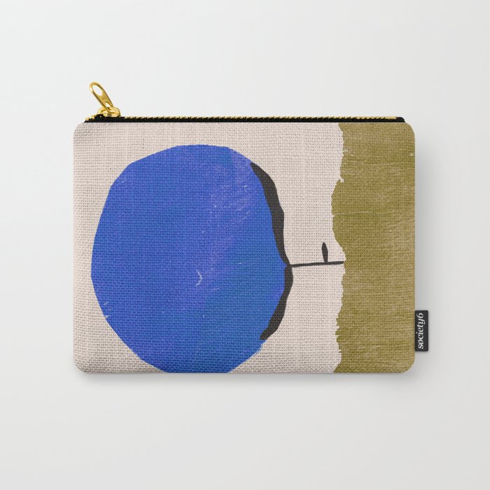 Blue Flower Carry All Pouch Gallery Image 1