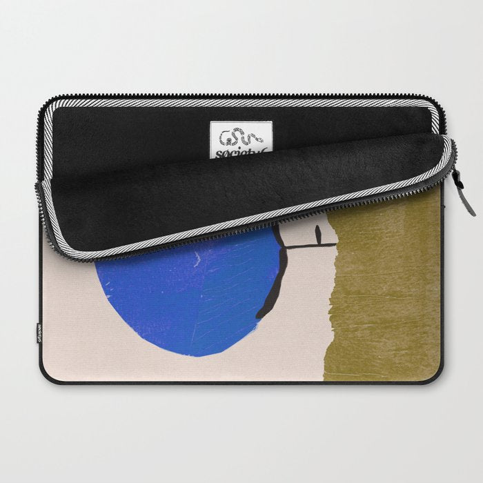 Blue Flower Laptop Sleeve Gallery Image 2