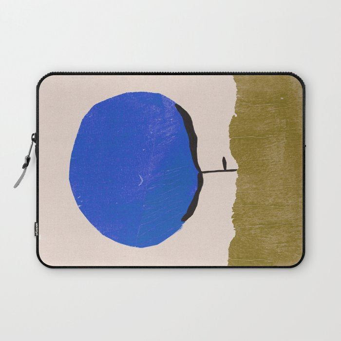 Blue Flower Laptop Sleeve Gallery Image 1