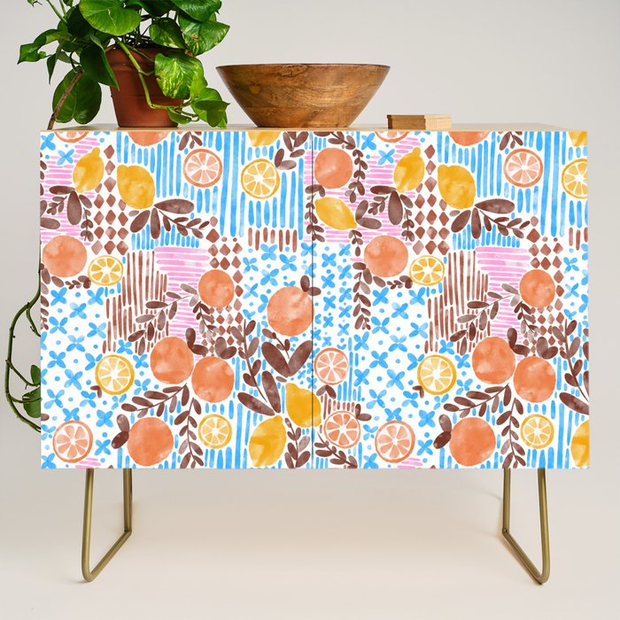 Citrus Fusion Extravaganza Credenza Gallery Image 1