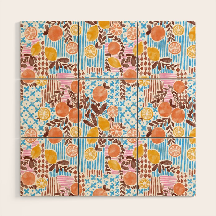 Citrus Fusion Extravaganza Wood Wall Art Gallery Image 1