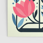 Cat amongst Tulips Poster Gallery Image 3