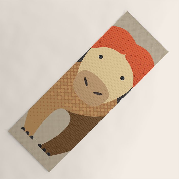 Whimsy Cape Buffalo II Yoga Mat Gallery Image 1