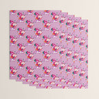 SWEET - colorful typography on pink Wrapping Paper Gallery Image 3