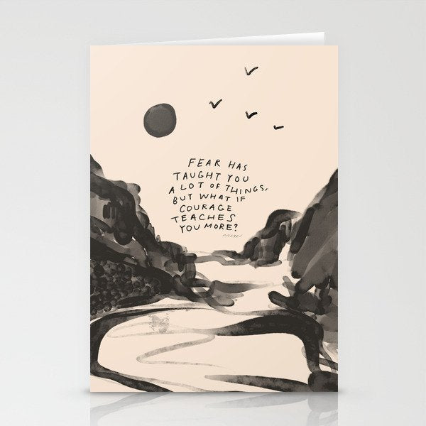 Fear Has Taught You Stationery Card Gallery Image 2