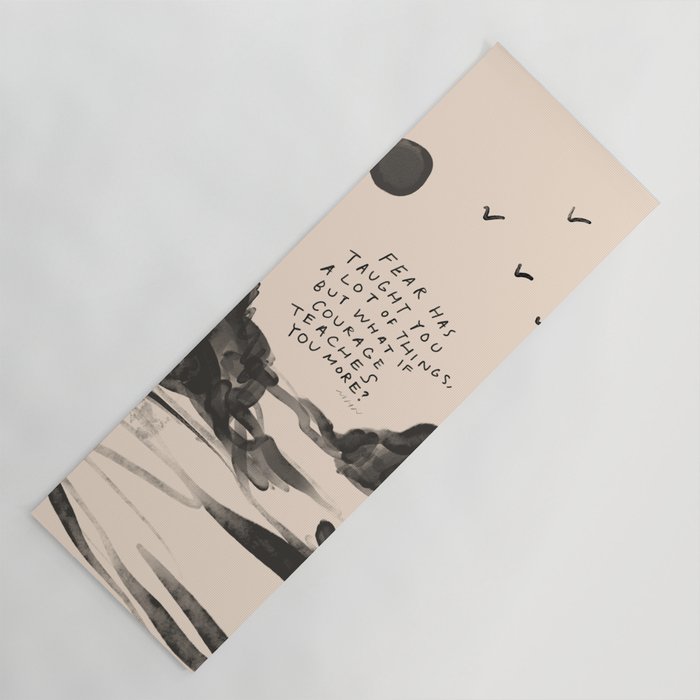Fear Has Taught You Yoga Mat Gallery Image 1