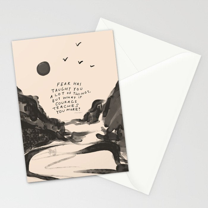 Fear Has Taught You Stationery Card Gallery Image 2