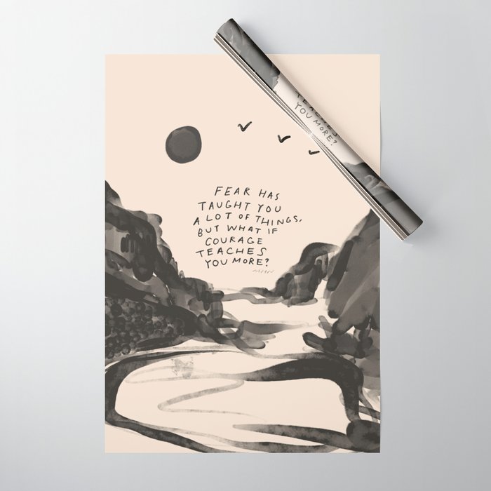 Fear Has Taught You Wrapping Paper Gallery Image 1