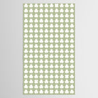 Clovers XXVI Natural Green Botanical Pattern Tablecloth Gallery Image 2