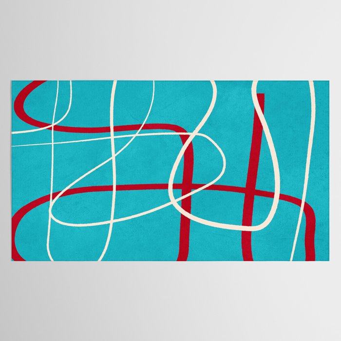 Minimalist Line Art 4 Tablecloth Gallery Image 2