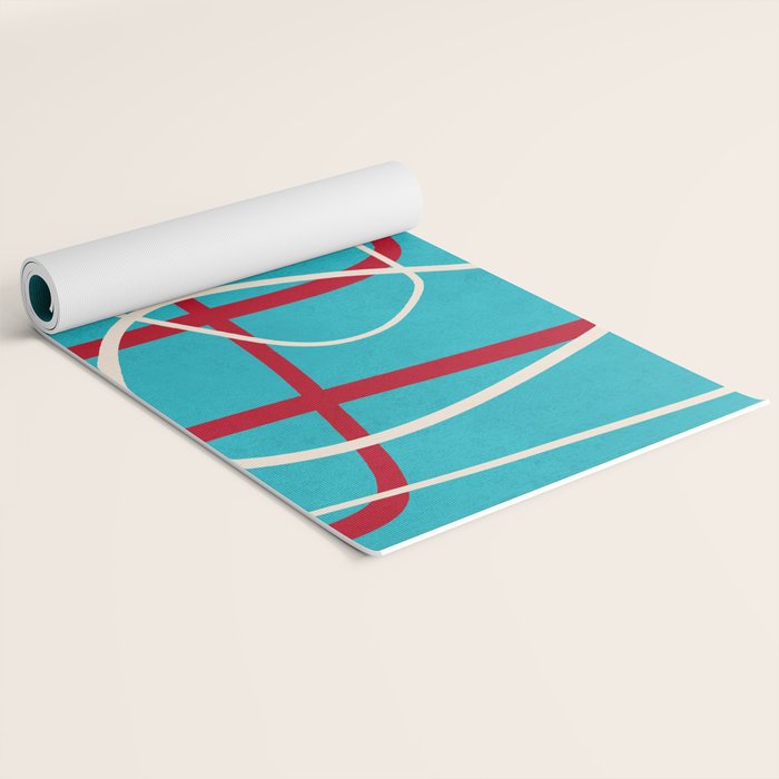 Minimalist Line Art 4 Yoga Mat Gallery Image 2