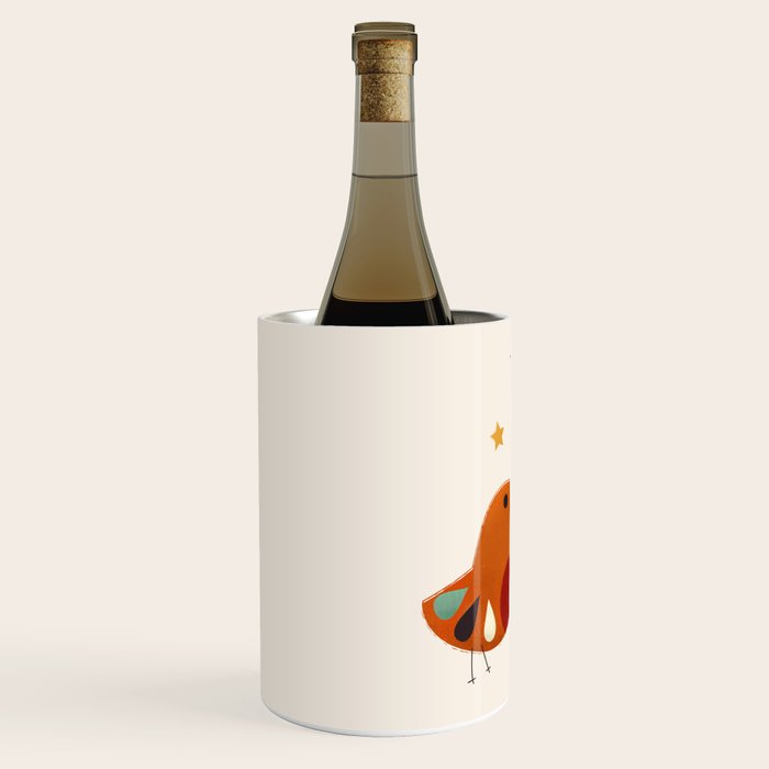 Little Festive Birds Wine Chiller Gallery Image 2
