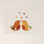 Little Festive Birds Welcome Mat Gallery Image 1