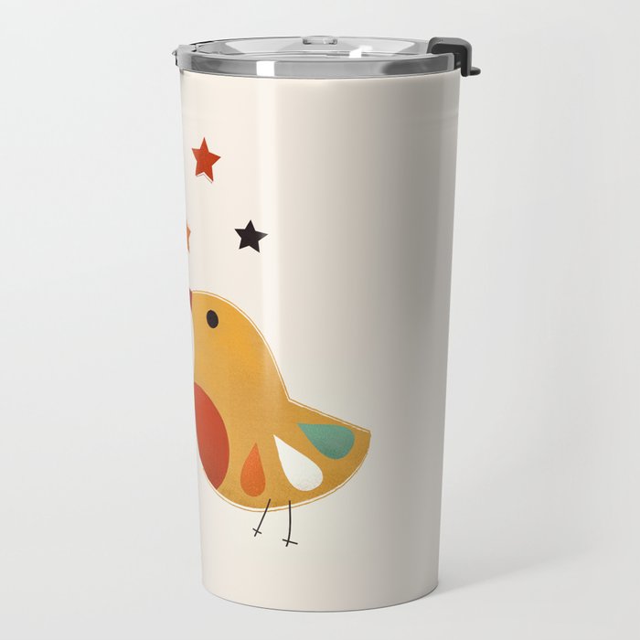 Little Festive Birds Travel Mug Gallery Image 2