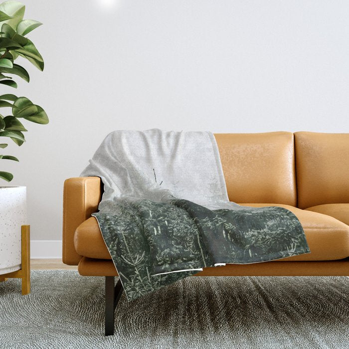 MOUNTAIN FOREST Throw Blanket Gallery Image 1