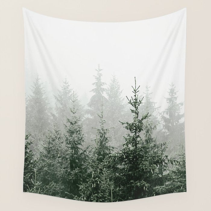 MOUNTAIN FOREST Wall Tapestry Gallery Image 1