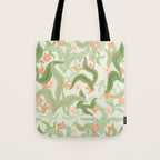 Wavy Plants Pattern Tote Bag Gallery Image 1
