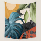 Abstract Tropical Art 19 Wall Tapestry Gallery Image 4