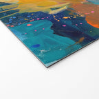 Abstract Northern Ireland Coastline - Vibrant Irish Seascape Art Print Welcome Mat Gallery Image 2