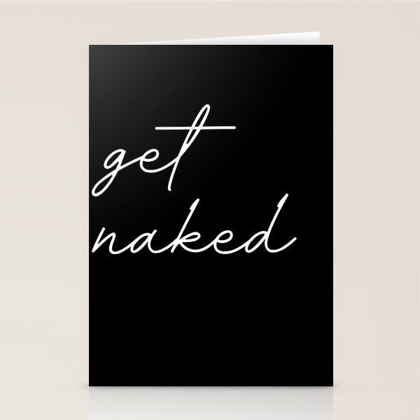 get naked Stationery Card Gallery Image 2