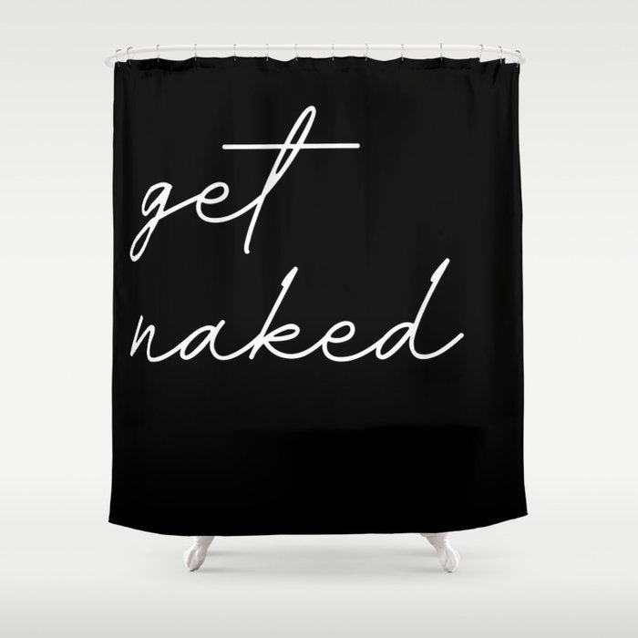 get naked Shower Curtain Gallery Image 1