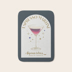 Espresso Martini Cocktail Zodiac Sign Bath Mat Gallery Image 1