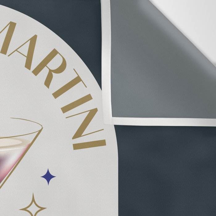 Espresso Martini Cocktail Zodiac Sign Wall Tapestry Gallery Image 3