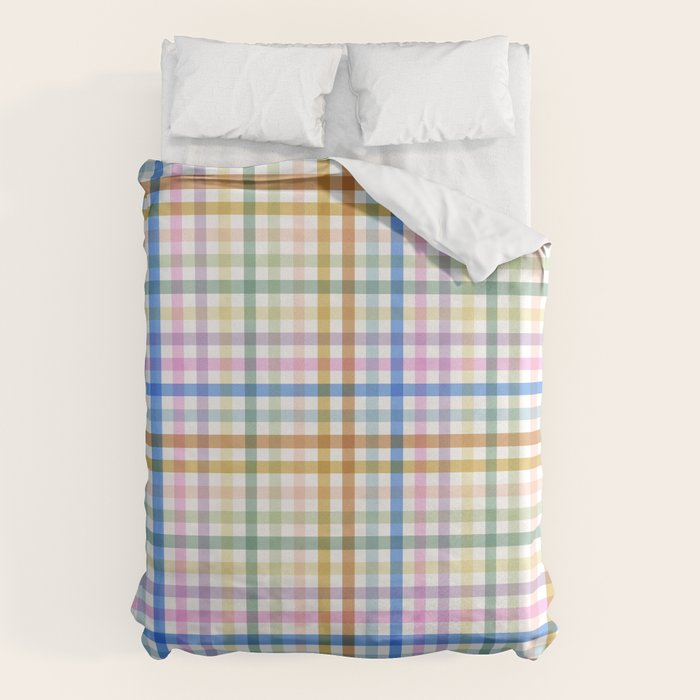 Rainbow Check Bliss Duvet Cover Gallery Image 6