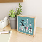 Vintage Kitty Christmas II sxs6- ©studioxtine Mini Art Print Gallery Image 2