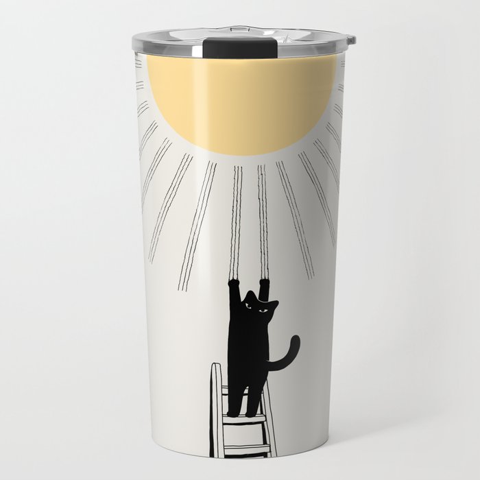 Cat Landscape 198: Making Sunshine Travel Mug Gallery Image 1
