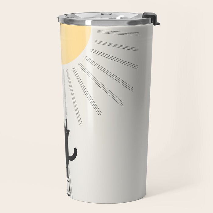 Cat Landscape 198: Making Sunshine Travel Mug Gallery Image 2