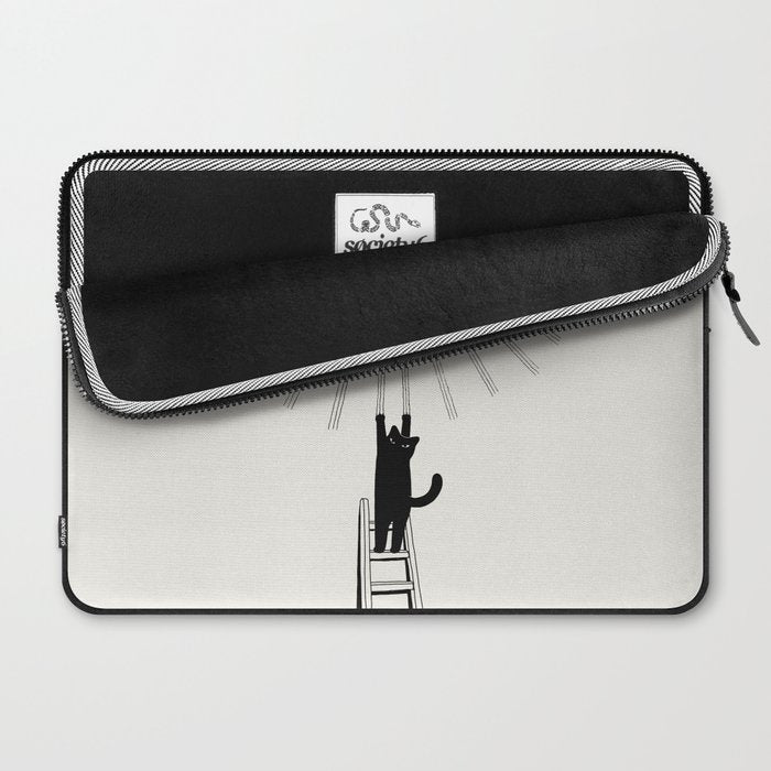 Cat Landscape 198: Making Sunshine Laptop Sleeve Gallery Image 2
